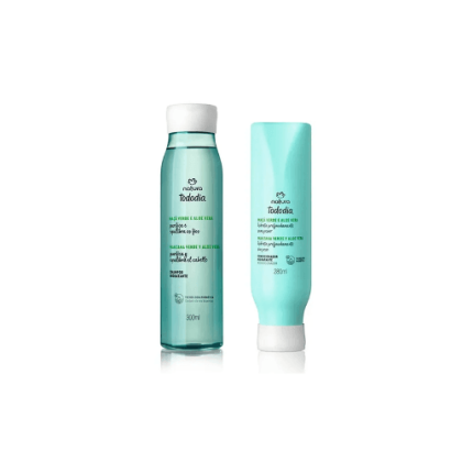 Kit Natura Tododia Hidratación Capilar Manzana Verde y Aloe Vera | Rutina Completa