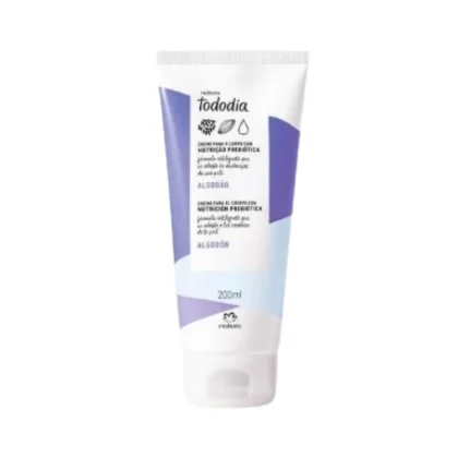Crema para cuerpo Natura Tododia Algodón 200 ml para Mujer -Nutrición máxima