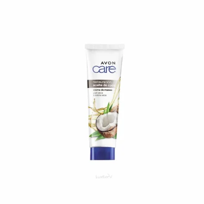 Crema para Manos Avon Care Aceite de Coco 75g - Nutrición Profunda