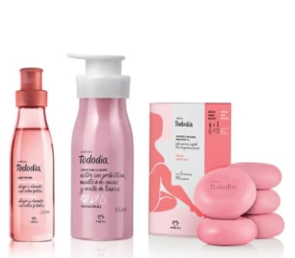 Kit Natura Tododia Frutos Rojos para Mujer | Rutina de Cuidado Corporal