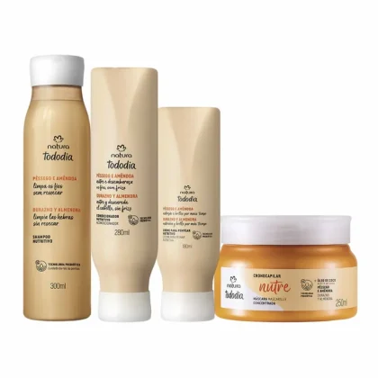 Kit Natura Tododia Cabello Nutrición Durazno y Almendras | Rutina Completa