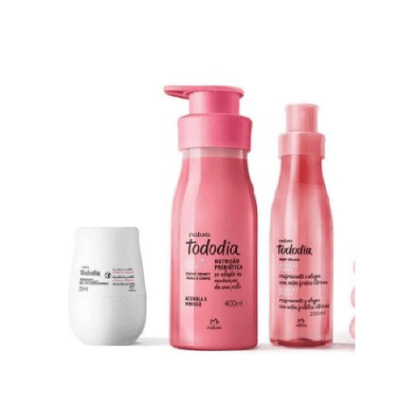 Kit Natura Tododia Acerola e Hibisco para Mujer | Cuidado Corporal Completo