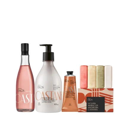 Kit Natura Ekos Castañaí para Cuidado Corporal | Frescura y Suavidad