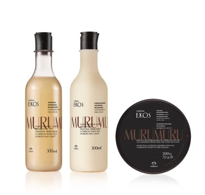 Kit Natura Ekos Murumuru Mujer – Shampoo 300ml + Acondicionador 300ml + Máscara Reconstructora 200g