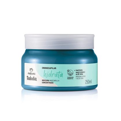 Máscara Concentrada Hidratante Natura Tododia 250 ml para cabello - Manzana Verde y Aloe Vera