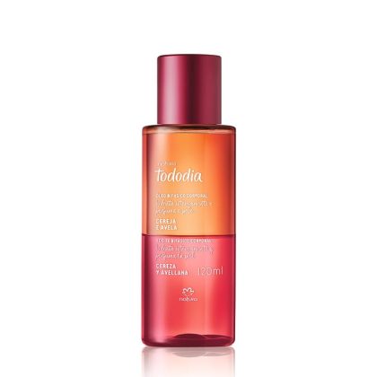 Óleo Bifásico Corporal Natura Tododia Cereza y Avellana 120 ml - Nutrición Corporal