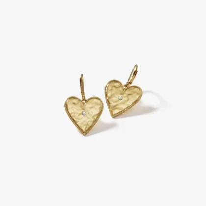 Aretes Detalles de Corazón Joyería Yanbal