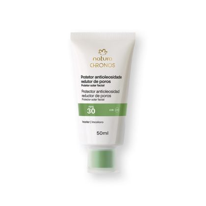 Derma protector antioleosidad Natura Chronos FPS 30 incoloro 50 ml