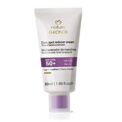 Protector aclarador Natura Chronos FPS 50 tono claro/medio 50 ml