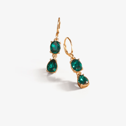 Aretes Brillo de Esmeralda Yanbal