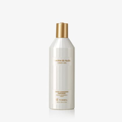 Crema iluminadora Yanbal loción de seda ámbar y miel 210 g