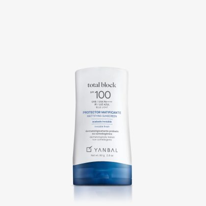 Protector Solar Matificante Total Block SPF 100