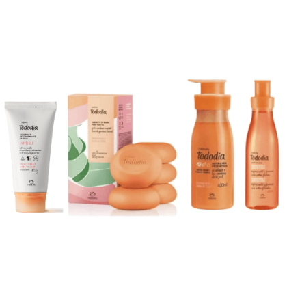 Kit Natura Tododia Mango Rosa y Agua de Coco | Cuidado Corporal Completo