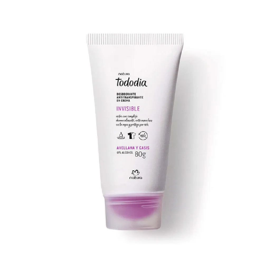 Desodorante en Crema Avellana y Cassis Natura Tododia 80g