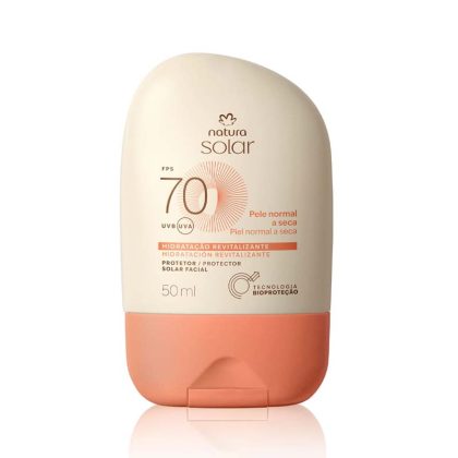 rotector solar facial Natura FPS 70 para piel normal a seca