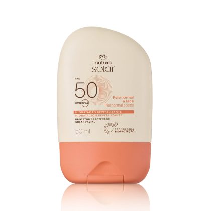 Protector solar facial Natura FPS 50 para piel normal a seca