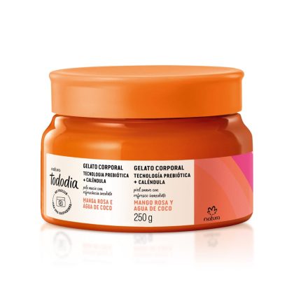 Gelato hidratante Natura Tododia mango rosa y agua de coco crema corporal