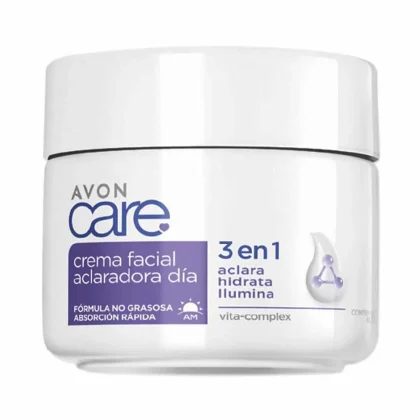 Crema Facial Aclaradora Día 3 en 1 Care Avon 100 g
