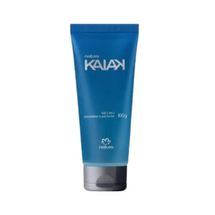 gel 2 en 1 afeitar pos barba kaiak clasico natura 100 g original