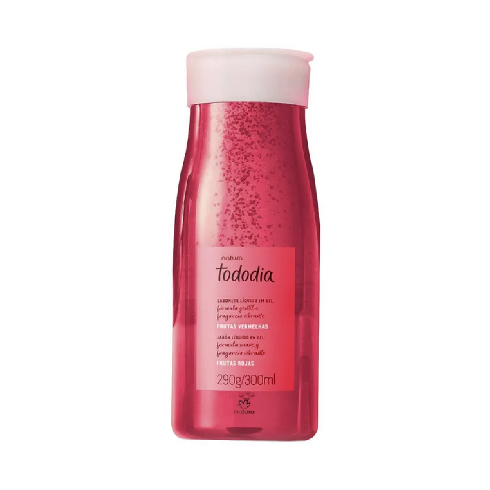 Jabón Líquido Corporal Natura Tododia Frutos Rojos  300 ml