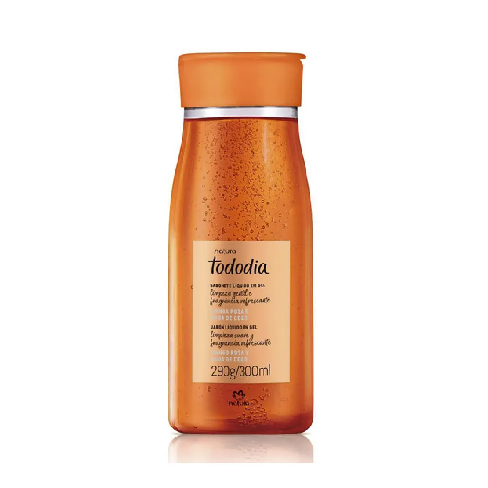 Jabón Líquido Corporal Natura Tododia Mango Rosa y Agua de coco 300 ml
