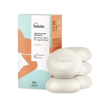 Jabones en barra Puro Vegetal Natura Tododia Macadamia 5 x 90g