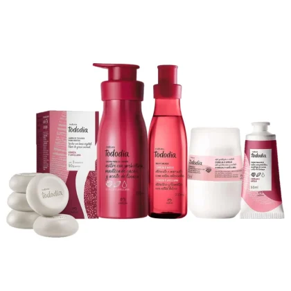 Kit Natura Tododia Cereza y Avellanas para Mujer | Rutina de Cuidado Corporal