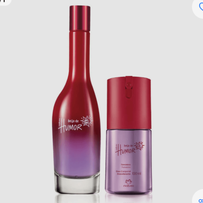Kit Natura Humor Beijo Mujer - Colonia + deo corporal