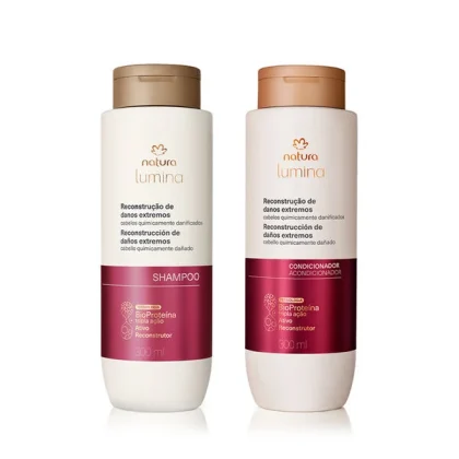 Kit Brillo y Protección del Color Lumina Natura | Shampoo + Acondicionador