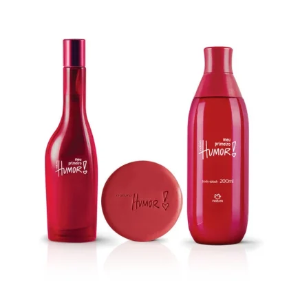 Kit Colonia Natura Humor Meu Primeiro Mujer | Colonia 75ml + Body Splash 200ml + Jabon 90gramos