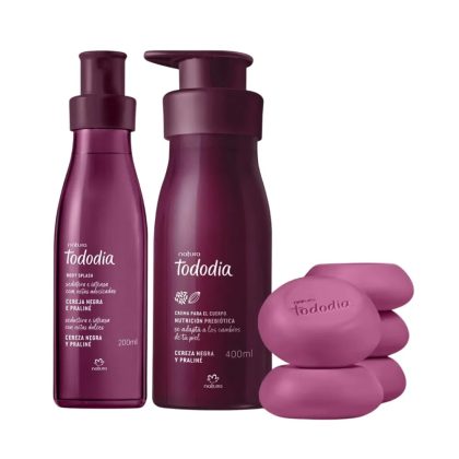 Kit Natura Tododia Cereza Negra y Almendras – Limpieza y Cuidado Corporal